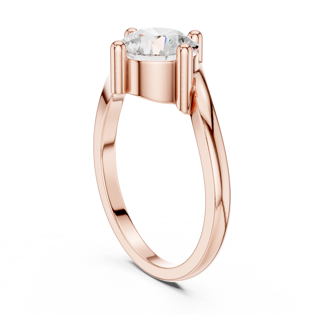 Fashion Ring - Round | DDLR-804 - White Gold