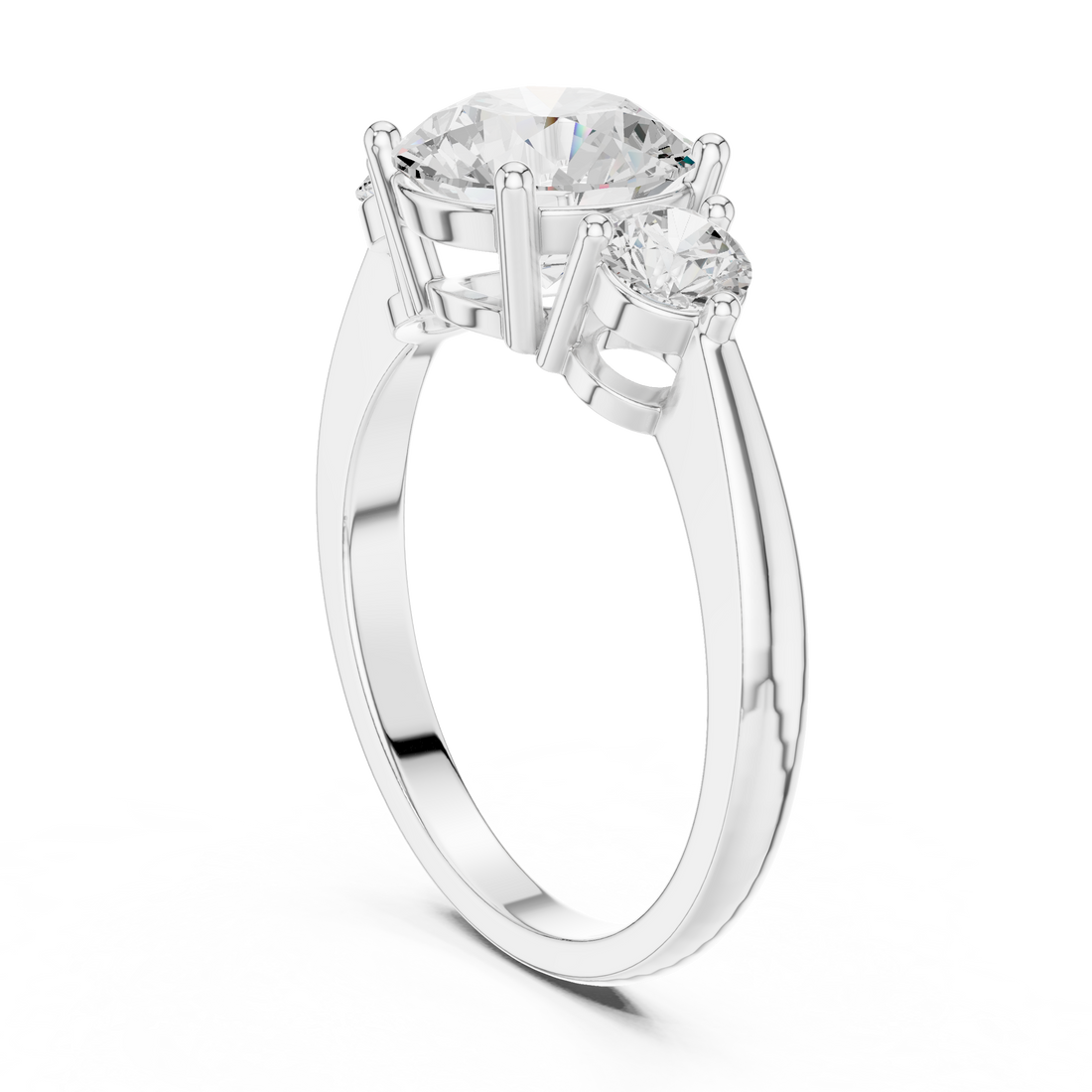 Fashion Ring - Round | DDLR-817 - White Gold