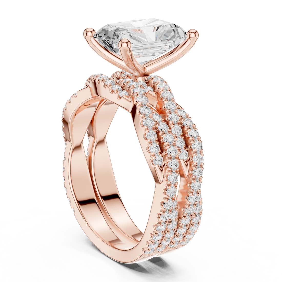 Fashion Ring - Radiant | DDLR-300-RA - White Gold