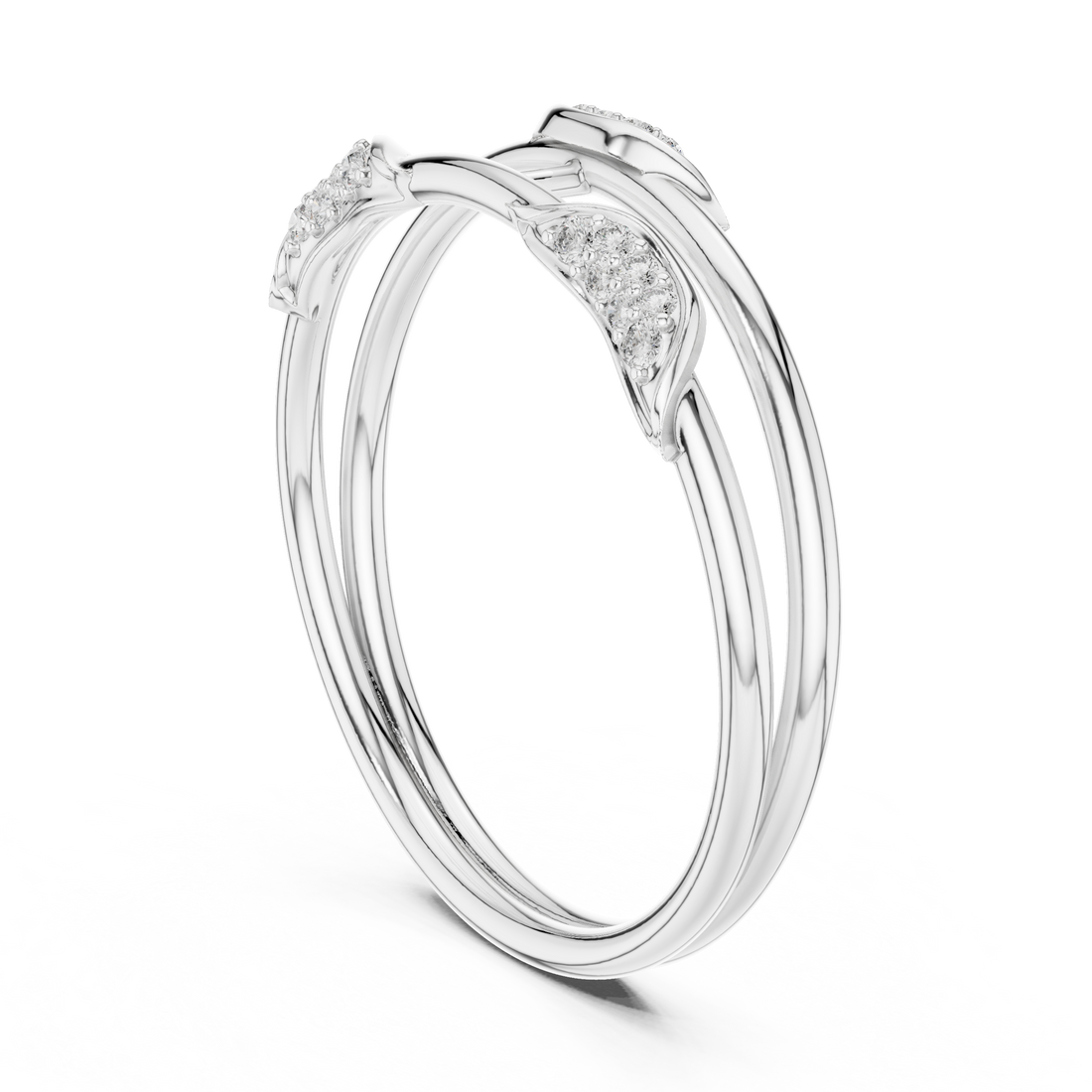 1 (204) - Fashion None Ring - White Gold