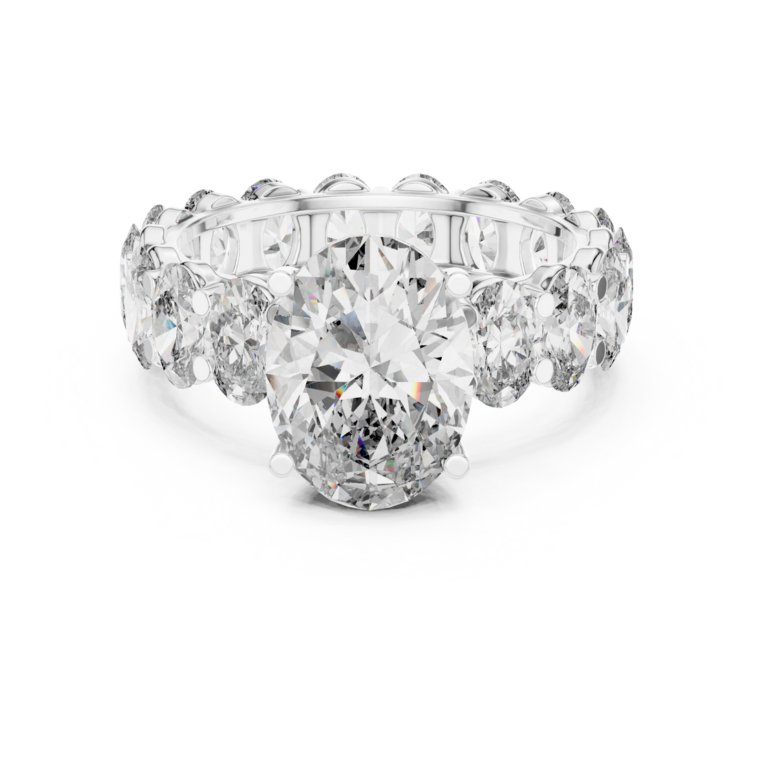Eternity Ring - Oval | DDLR-198 - Rose Gold
