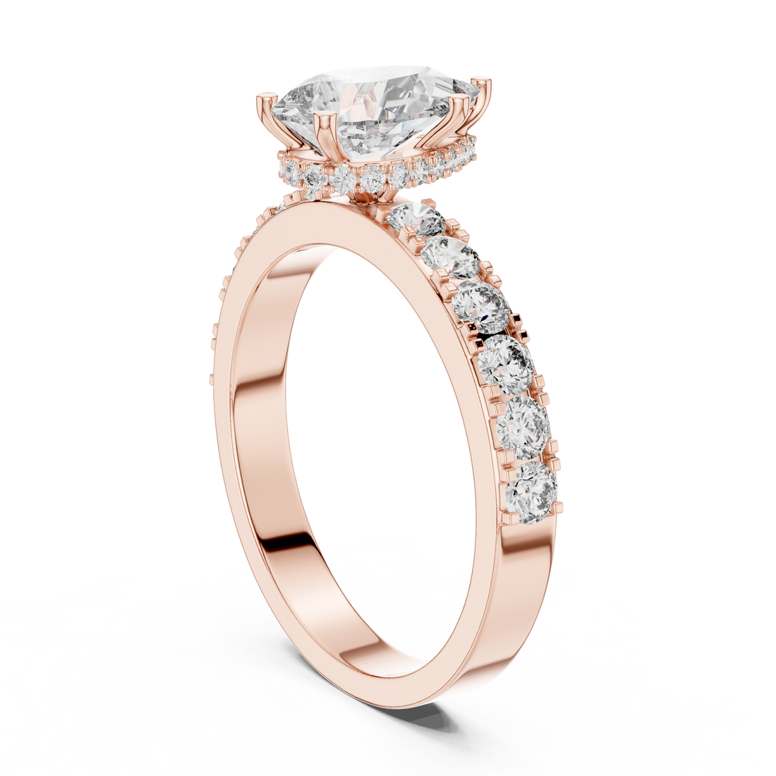 Solitaire Ring - Mixed | LR-0173 - White Gold