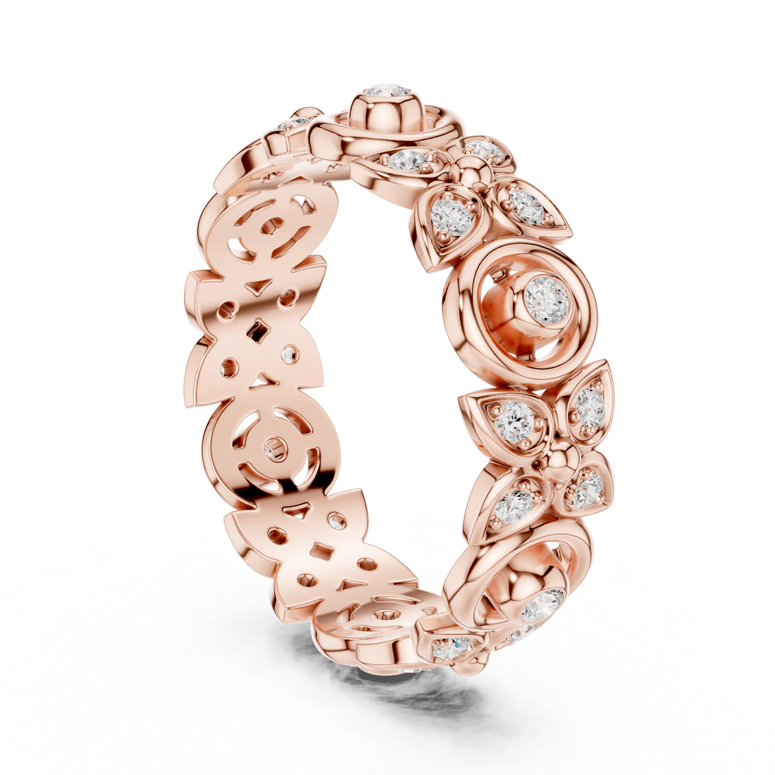 R36 - Eternity Round Ring - White Gold