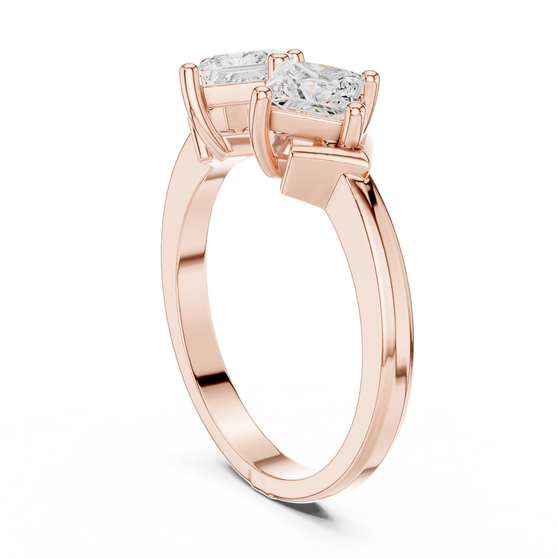 DDLR-484 - Fashion Princess Ring - White Gold