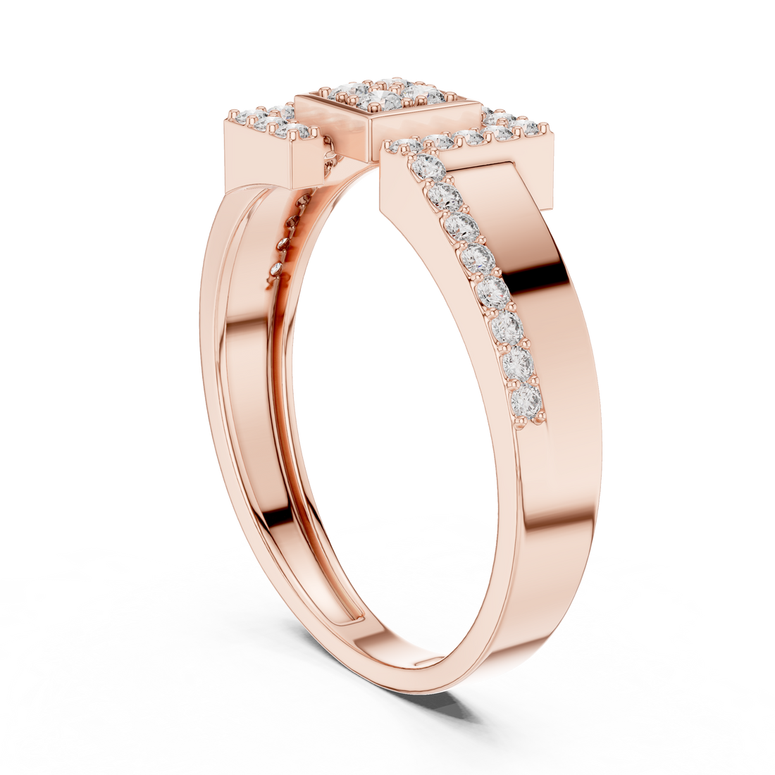 LR-01 (48) - Fashion Unknown Ring - White Gold