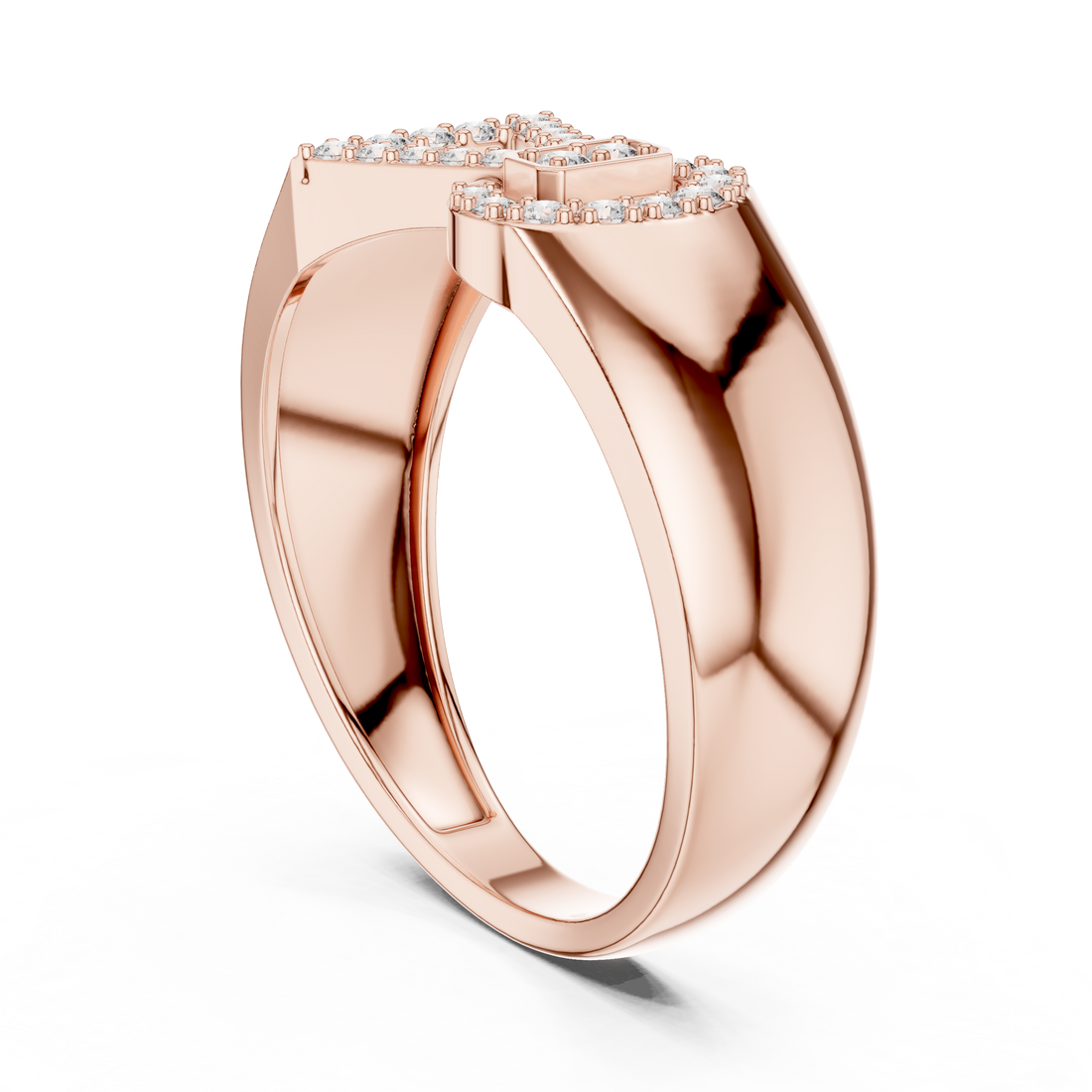 LR-01 (40) - Fashion Unknown Ring - White Gold