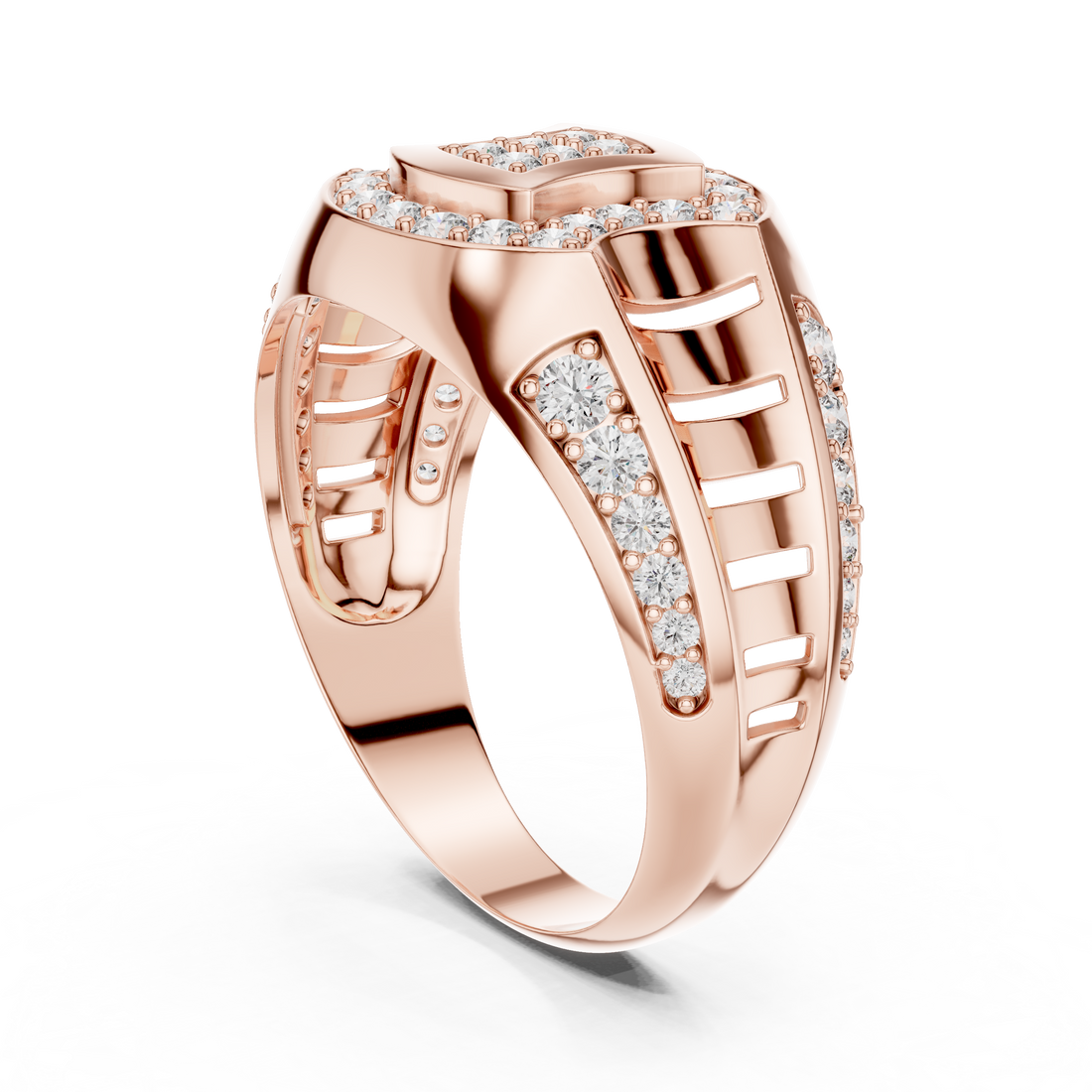 LR-01 (36) - Fashion Unknown Ring - White Gold