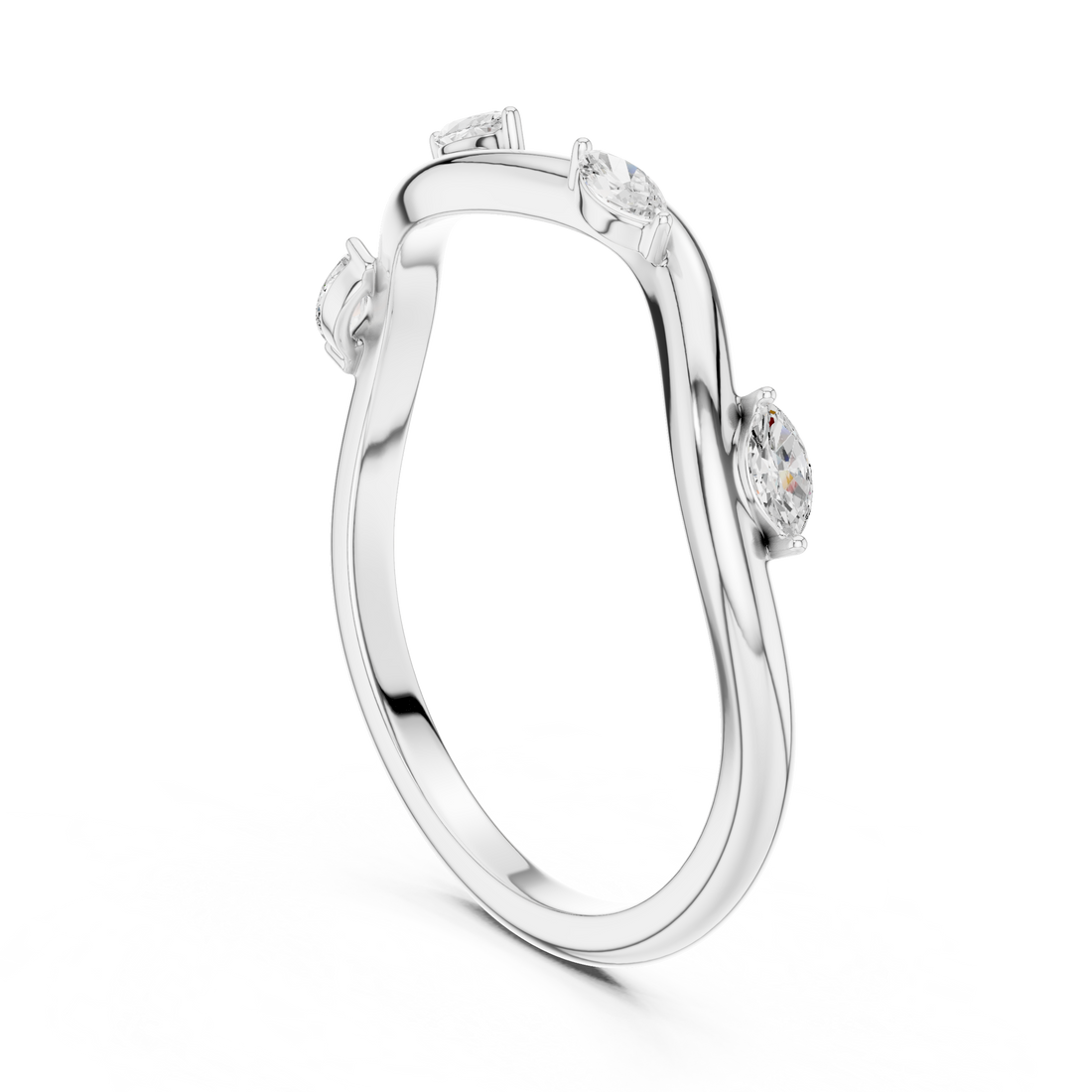 Fashion Ring - Marquise | SBWR(3) - White Gold