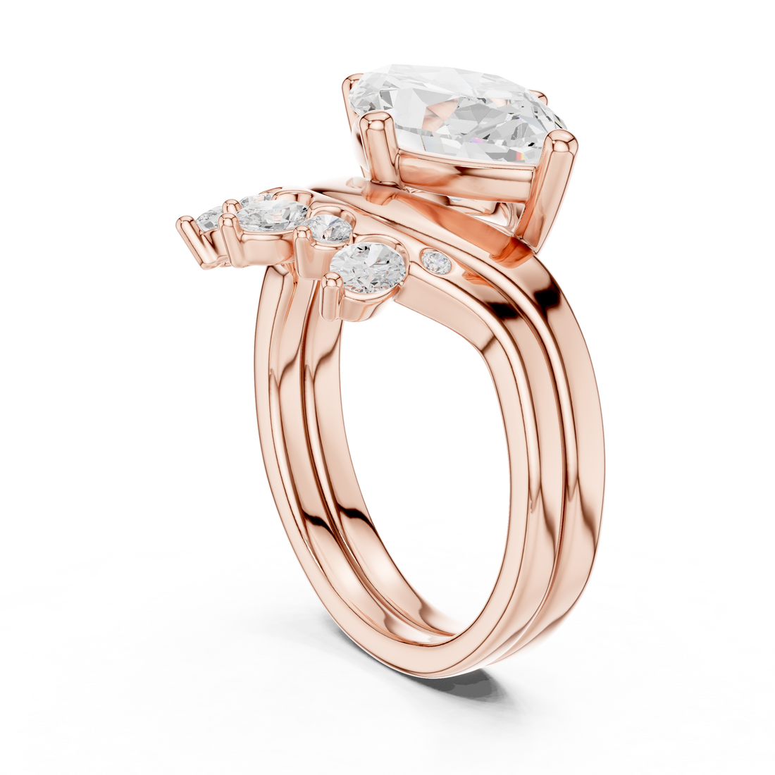 DDLR-444 - Fashion Marquise Ring - White Gold