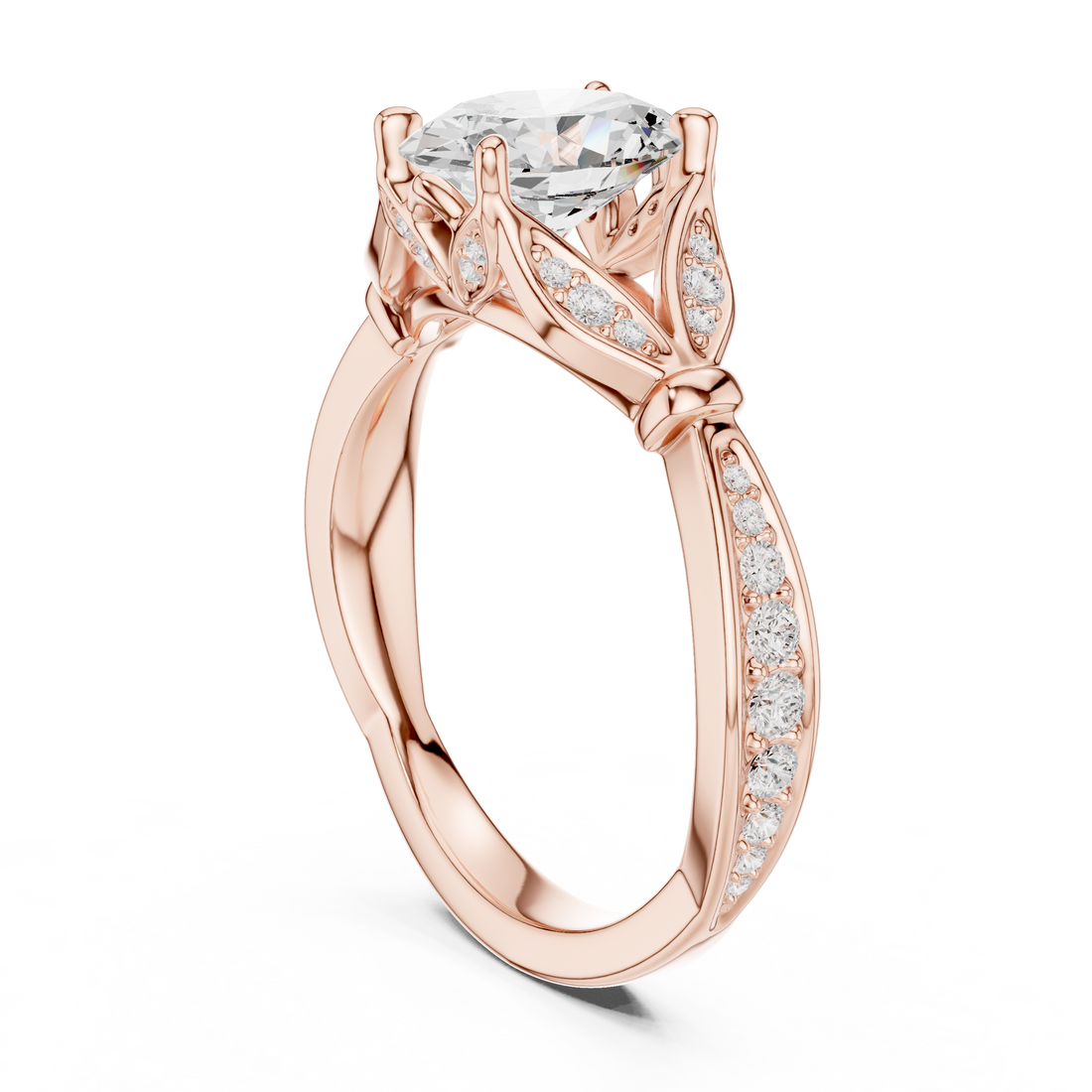 DDLR-257 - OV - Solitaire Oval Ring - White Gold