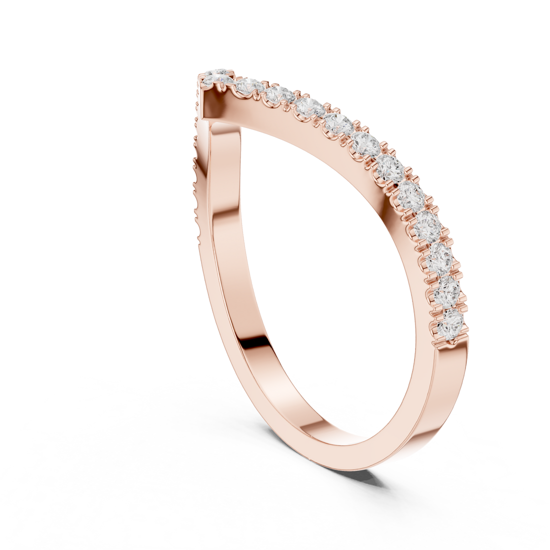 DDLR-1117 - Eternity None Ring - White Gold