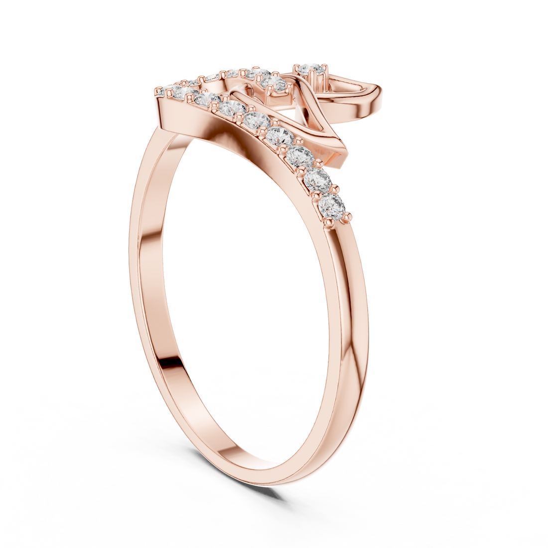 1 (187) - Fashion None Ring - White Gold