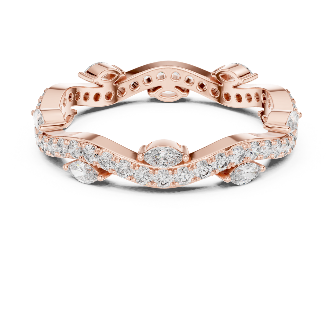 Eternity Ring - Marquise | DDLR-237 - Rose Gold