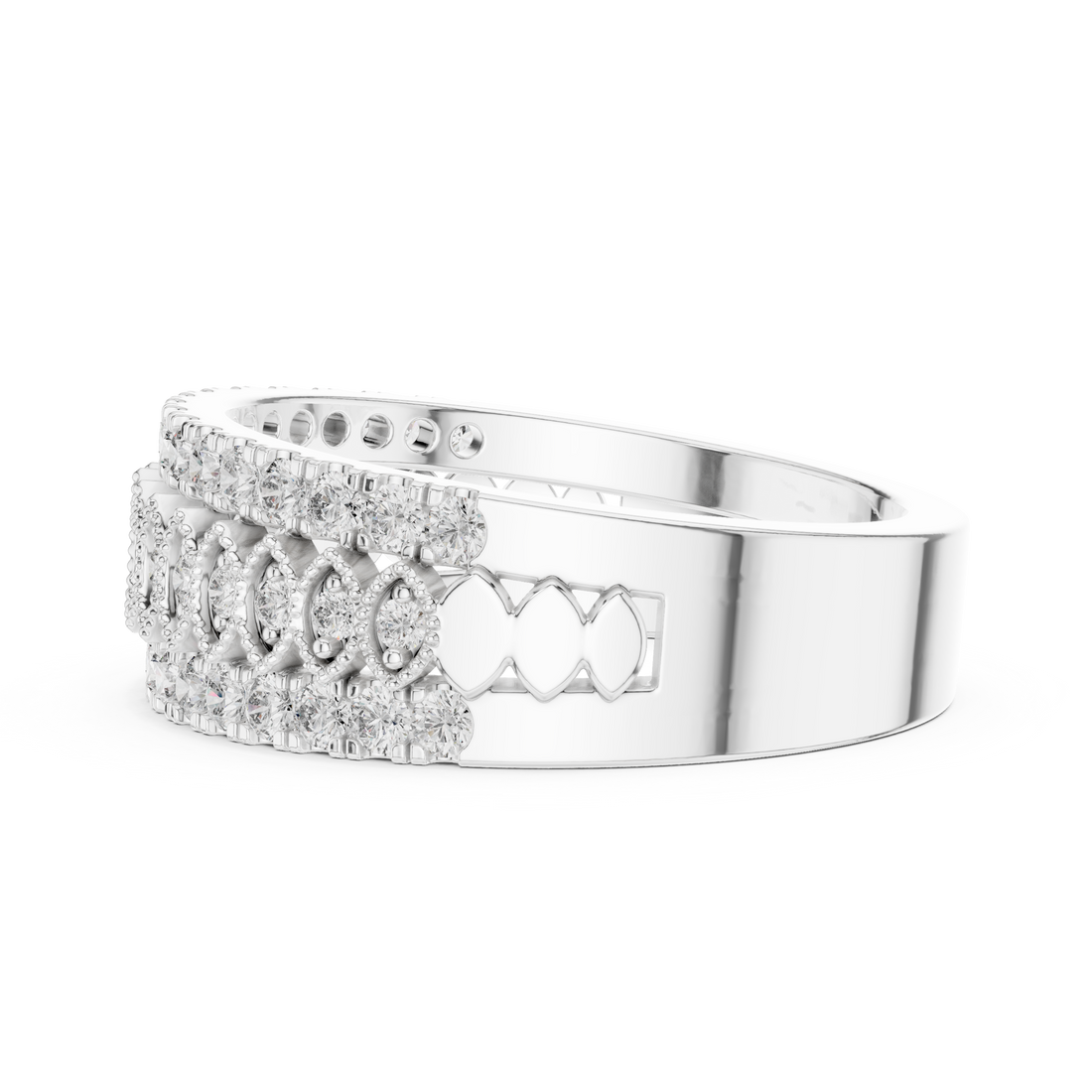 Fashion Ring - None | 9#10066L - White Gold