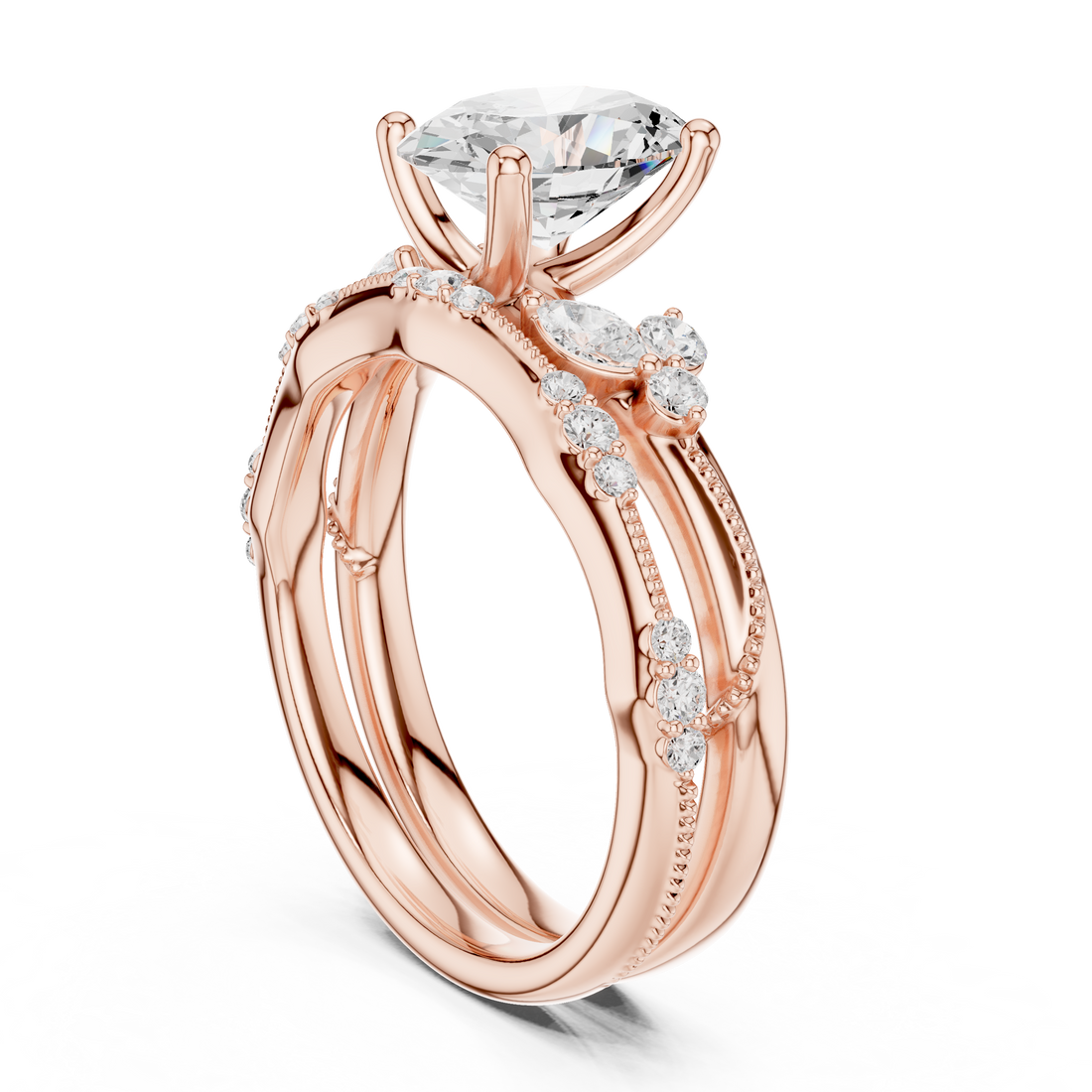 DDLR - 299 - OVAL - Solitaire Oval Ring - White Gold