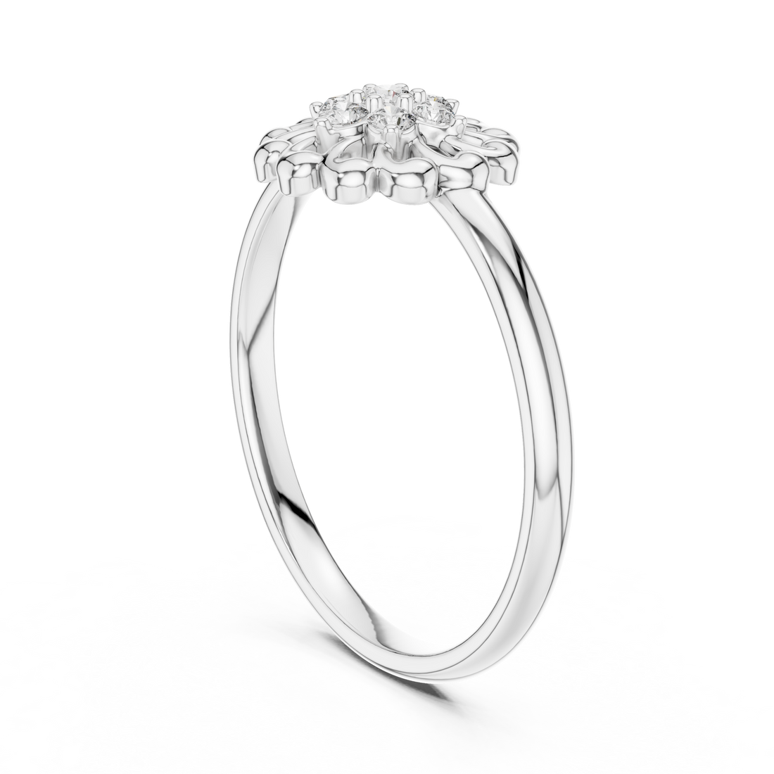 Fashion Ring - Round | 1 (285) - White Gold
