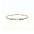 Flex-1002 White Gold 2ct Bangle